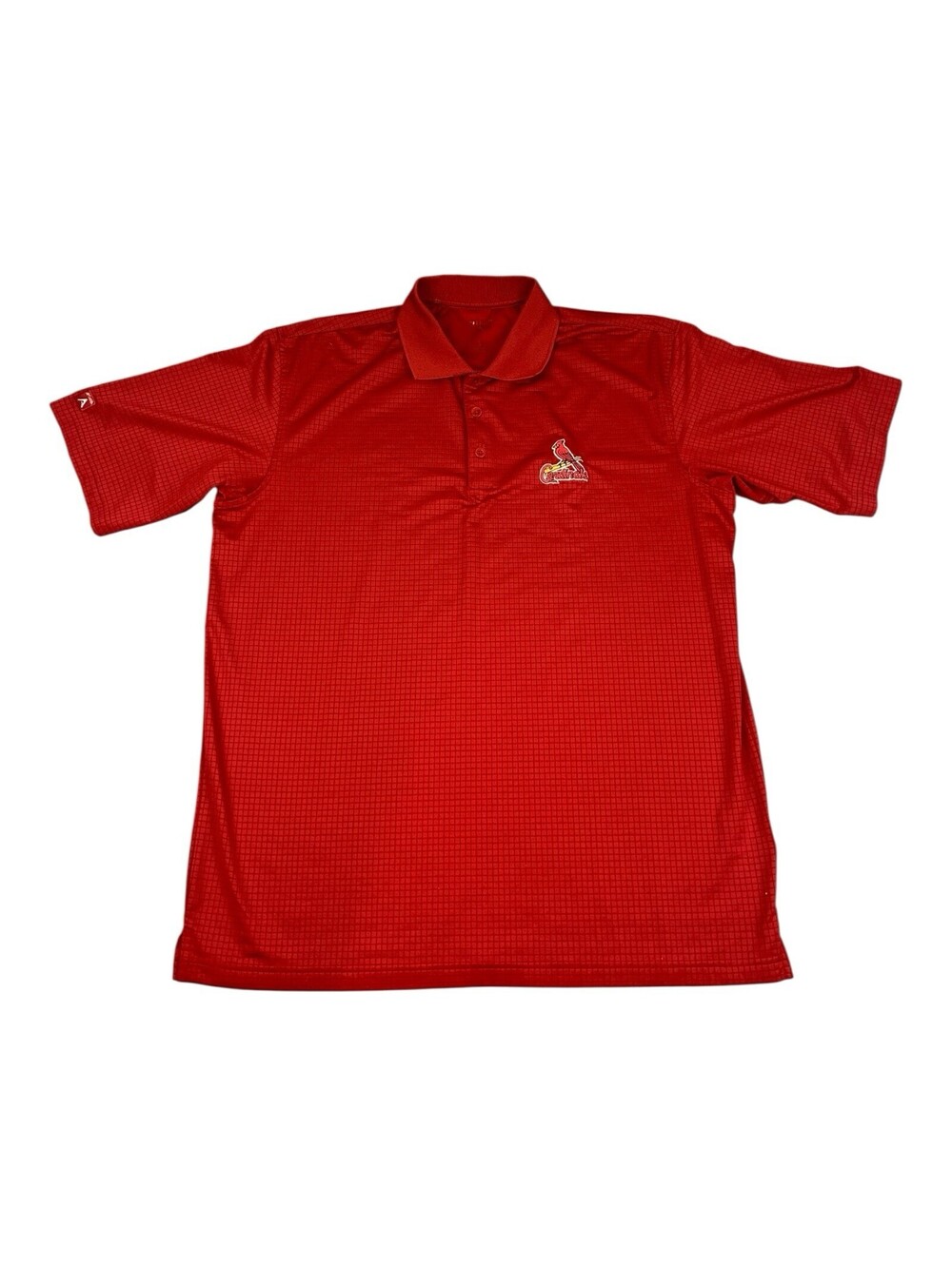 St. Louis Cardinals Golf Polo Shirt, Red, Antiqua, Men's Size Large